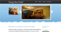 Desktop Screenshot of honghanhotelhcm.com
