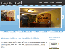 Tablet Screenshot of honghanhotelhcm.com